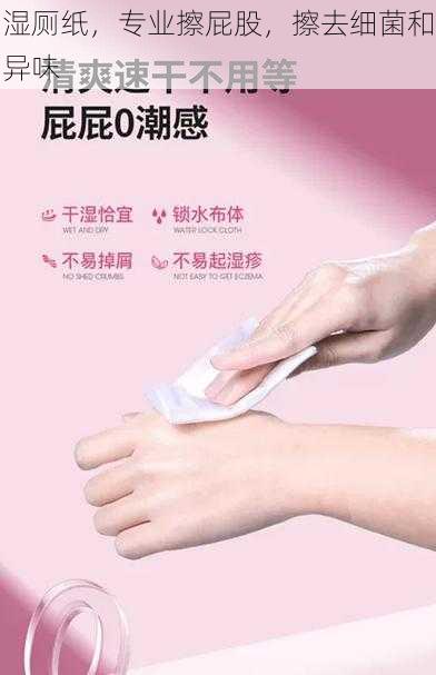 湿厕纸,专业擦屁股,擦去细菌和异味