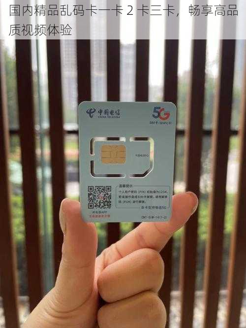 国内精品乱码卡一卡 2 卡三卡,畅享高品质视频体验