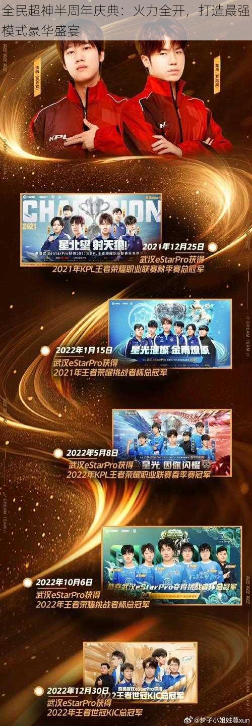 全民超神半周年庆典:火力全开,打造最强模式豪华盛宴